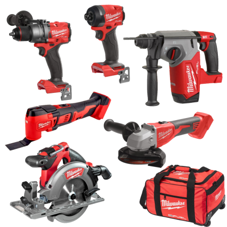 Set 6 scule fara acumulatori Milwaukee M18 FPP6A-0B