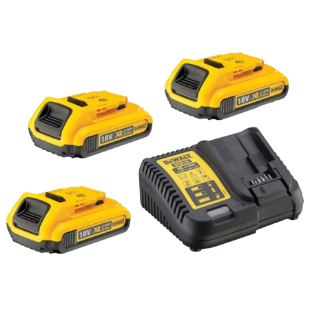 Set incarcator si 3 acumulatori DeWalt DCB115D3-QW