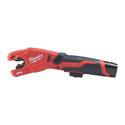 Masina de taiat tevi din inox cu 2 acumulatori Milwaukee M12 PCSS-202C RAPTOR