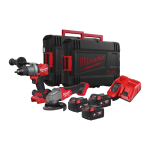 Set 2 scule cu 3 acumulatori Milwaukee M18 FPP2Y2-503X