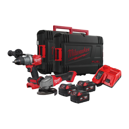 Set 2 scule cu 3 acumulatori Milwaukee M18 FPP2Y2-503X