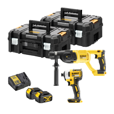 Set 2 scule cu acumulatori DeWalt DCK2023M2T