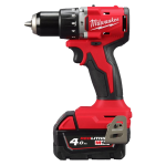 Masina de gaurit cu percutie cu 2 acumulatori 4Ah Milwaukee M18 BLPDRC-402C