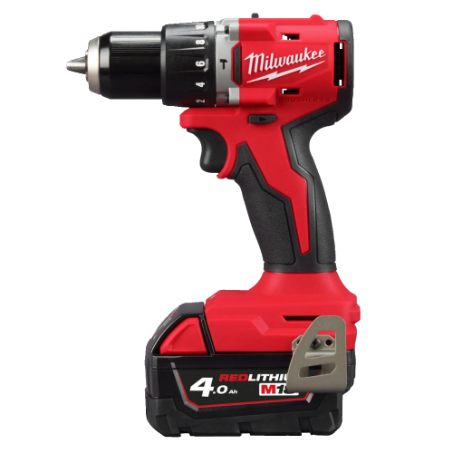 Masina de gaurit cu percutie cu 2 acumulatori 4Ah Milwaukee M18 BLPDRC-402C