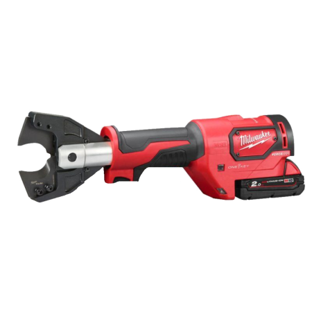 Taietor de cabluri hidraulic cu 1 acumulator Milwaukee M18 ONEHCC-201C CU-AL SET