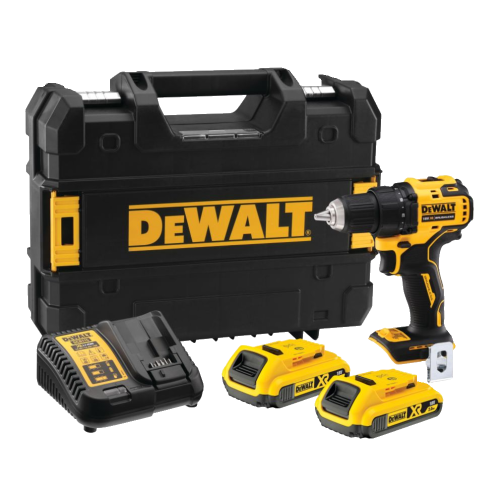 Masina de gaurit si insurubat cu 2 acumulatori DeWalt DCD708D2T