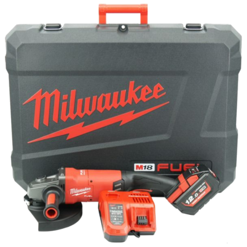 Polizor unghiular cu 1 acumulator 12Ah Milwaukee M18 FLAG230XPDB-121C