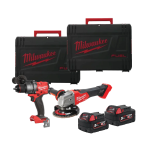 Set 2 scule cu 2 acumulatori Milwaukee M18 FPP2E3-502X