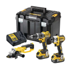 Set 3 scule cu 2 acumulatori DeWalt DCK383P2T