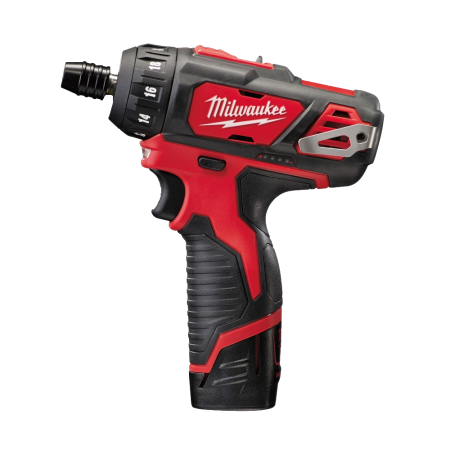 Masina de insurubat cu 2 acumulatori 2Ah Milwaukee M12 BD-202C