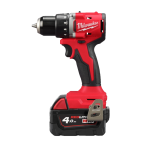 Masina de gaurit fara percutie cu 2 acumulatori 4Ah Milwaukee M18 BLDDRC-402C