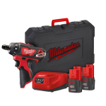 Masina de insurubat cu 2 acumulatori 2Ah Milwaukee M12 BD-202C