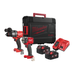 Set 2 scule cu acumulator Milwaukee M18 FPP2B3-502X