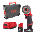 Taietor placi ceramice cu 2 acumulatori Milwaukee M12 FCOT-422X