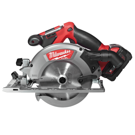 Fierastrau circular cu 2 acumulatori Milwaukee M18 CCS55-502X