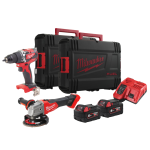 Set 2 scule cu acumulator Milwaukee M18 FPP2BG-502X