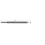 Dalta Ascutita Milwaukee SDS-PLUS 250mm