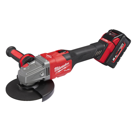 Polizor unghiular cu 2 acumulatori Milwaukee M18 FHSAG125XB-552X