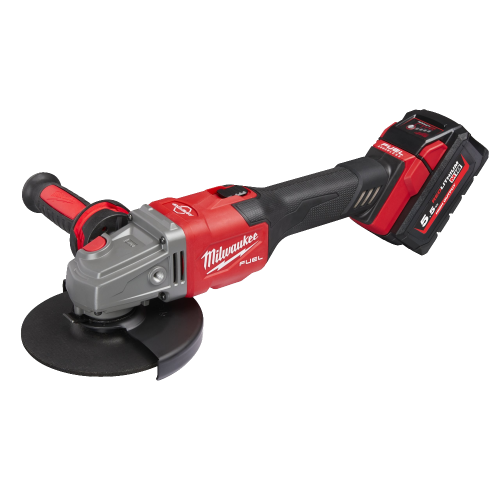 Polizor unghiular cu 2 acumulatori Milwaukee M18 FHSAG125XB-552X