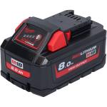 Acumulator Li-Ion 18V si 8Ah Milwaukee M18HB8 HIGH OUTPUT