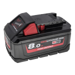 Acumulator Li-Ion 18V si 8Ah Milwaukee M18HB8 HIGH OUTPUT