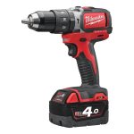 Masina de gaurit cu percutie cu 2 acumulatori Milwaukee M18 BLPD-402C