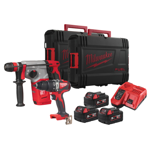 Set 2 scule cu acumulator Milwaukee M18 BLPP2C2-503X