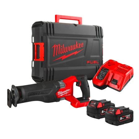 Fierastrau sabie cu 2 acumulatori Milwaukee M18FSZ-502X