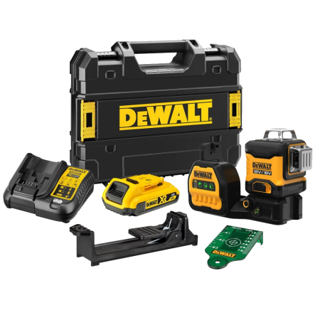 Nivela laser cu linii cu acumulator DeWalt DCE089D1G18