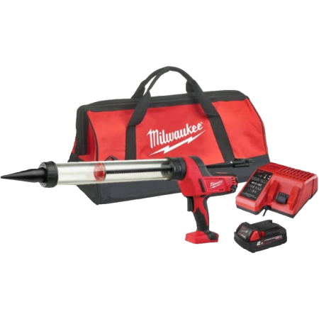 Pistol aplicare silicon cu 1 acumulator Milwaukee M18 C18PCG/600T-201B