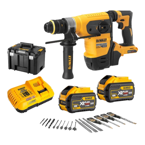 Ciocan rotopercutor SDS-Plus cu 2 acumulatori DeWalt DCH417X2