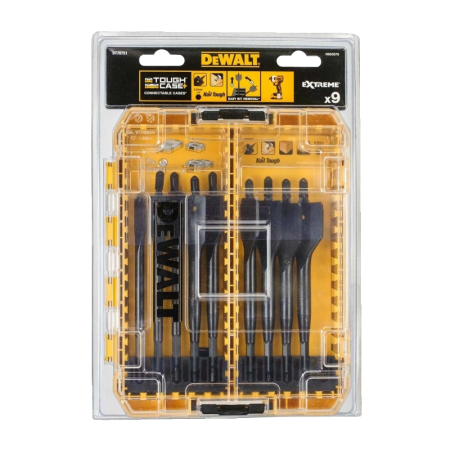 Set 9 burghie pentru lemn DeWalt DT70751