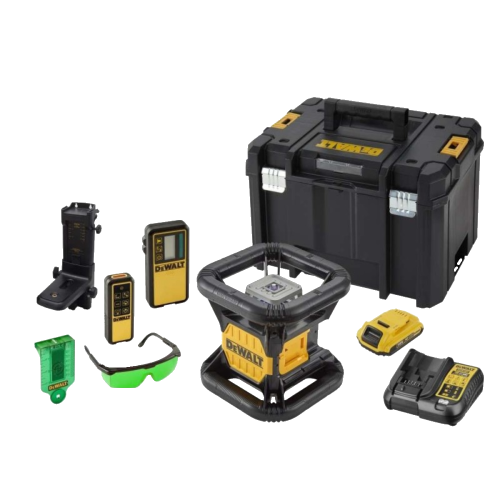 Nivela laser rotativa cu acumulator DeWalt DCE079D1G