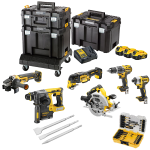 Set 6 scule cu 3 acumulatori DeWalt DCK685P3DT