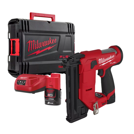 Pistol de batut cuie cu 2 acumulatori Milwaukee M12 FCN18GS-202X