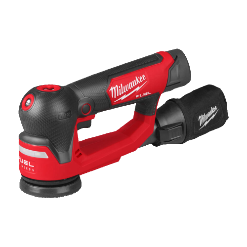 Slefuitor orbital cu 2 acumulatori 2Ah Milwaukee M12 FSDR75-202B