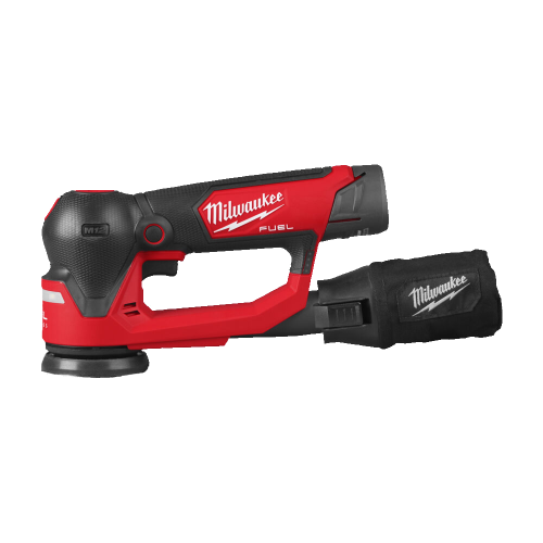 Slefuitor orbital cu 2 acumulatori 2Ah Milwaukee M12 FSDR75-202B