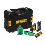 Set nivela laser cu linii verzi si telemetru DeWalt DW0887100-1