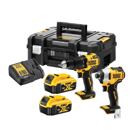 Set 2 scule cu 2 acumulatori DeWalt DCK2062M2T